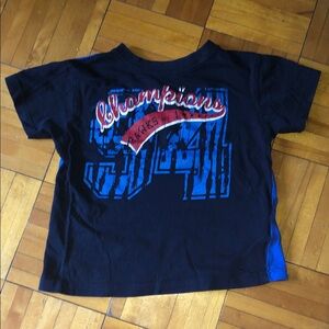 Champion Kids Graphic Tee - Navy and Royal Blue